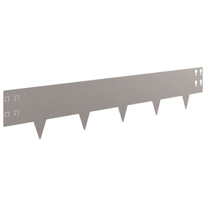 Περίγραμμα γκαζόν 50 pcs 100 x 20 cm Ατσάλι Σκ rusty - Pakobazaar