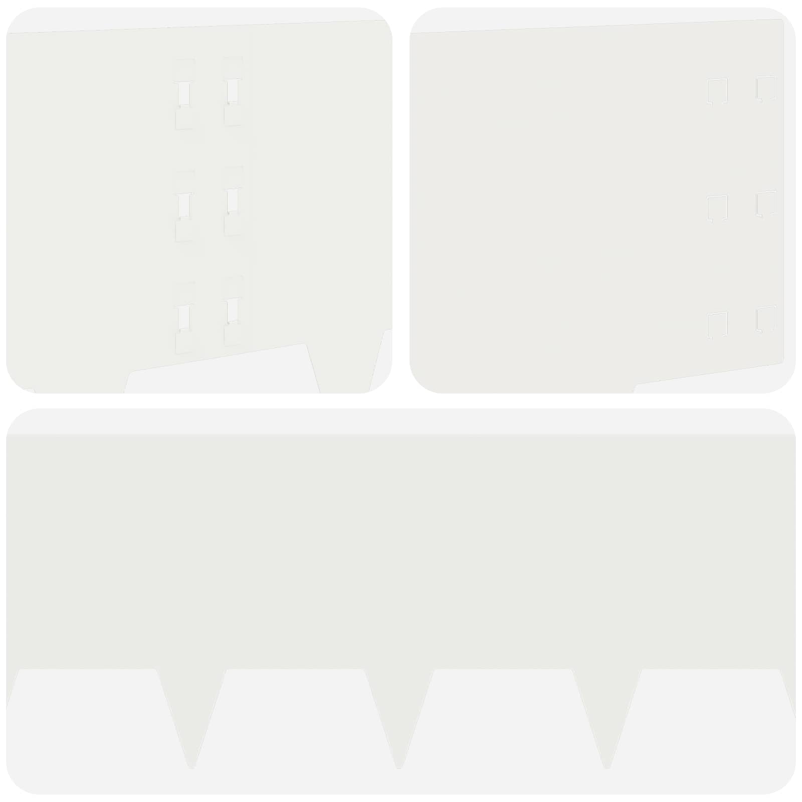 Περίγραμμα γκαζόν 20 pcs 100 x 30 cm Ατσάλι Λευκό - Pakobazaar