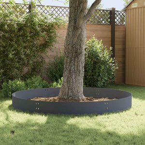 Περίγραμμα γκαζόν 10 pcs 100 x 30 cm Ατσάλι Ανθρακί - Pakobazaar