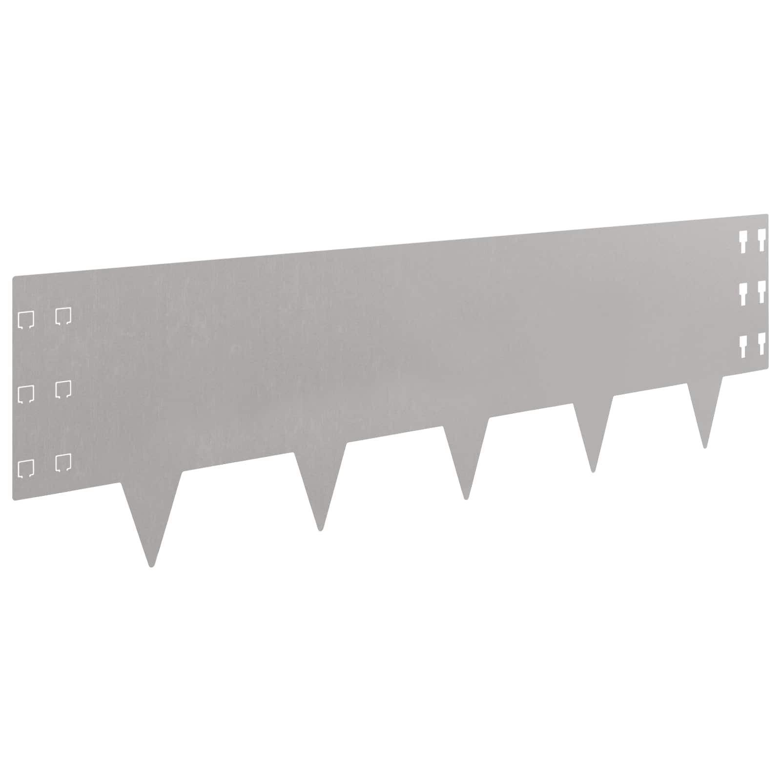 Περίγραμμα γκαζόν 30 pcs 100 x 30 cm Ατσάλι Σκ rusty