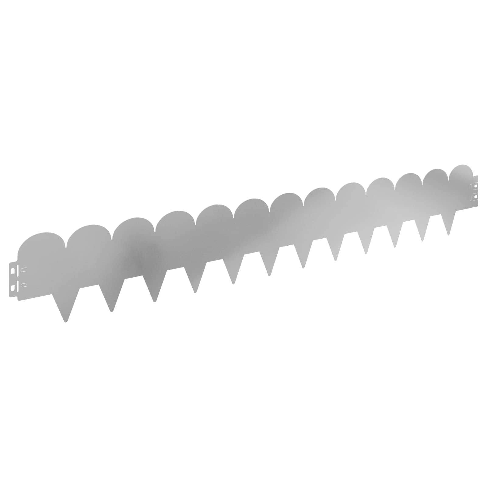 Περίγραμμα γκαζόν 20 pcs 103 x 15 εκ Ατσάλι Ασημί