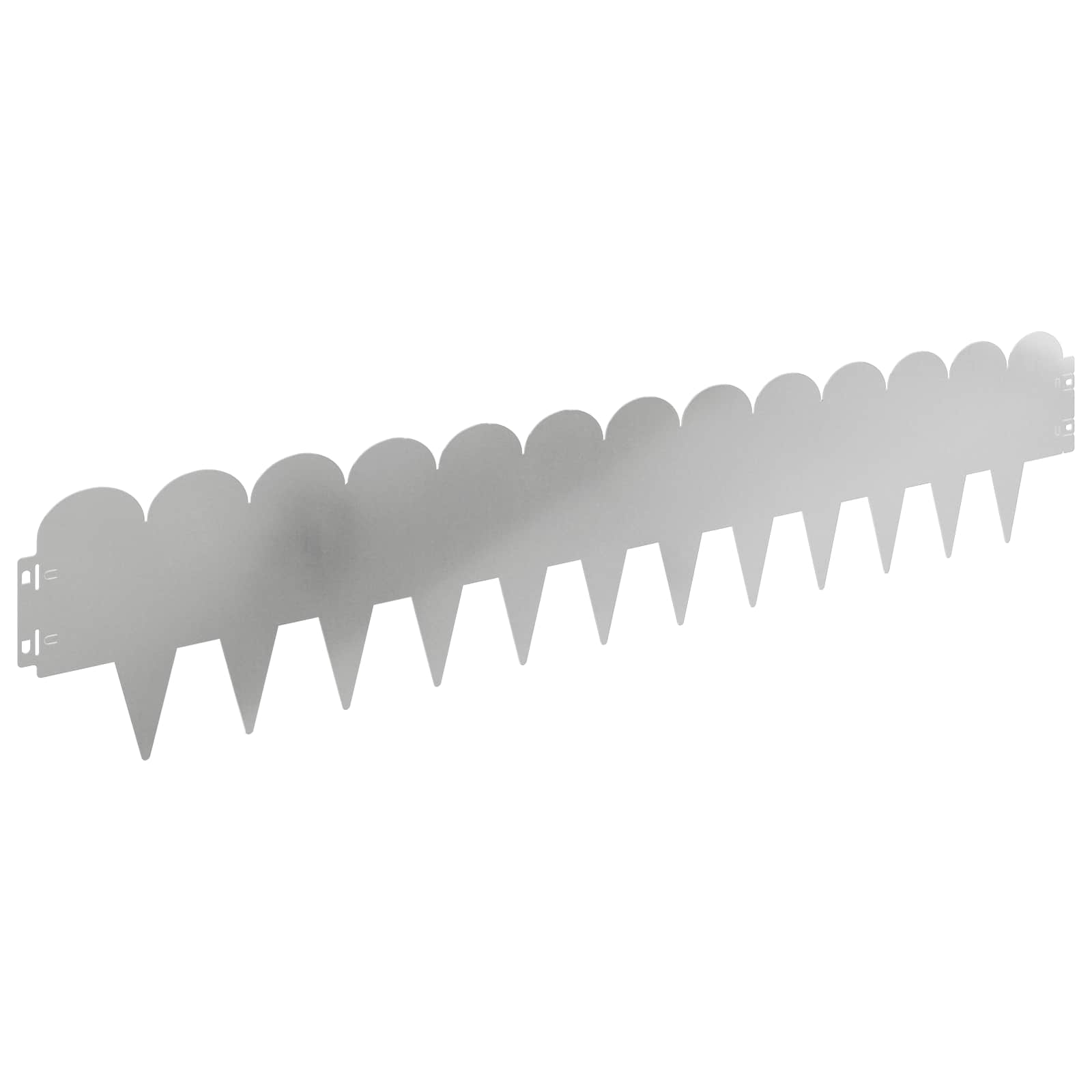 Περίγραμμα γκαζόν 30 pcs 103 x 20 εκ Ατσάλι Ασημί