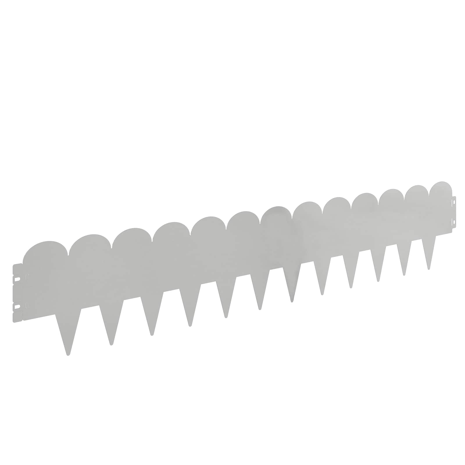 Περίγραμμα γκαζόν 30 pcs 103 x 20 εκ Ατσάλι Ασημί