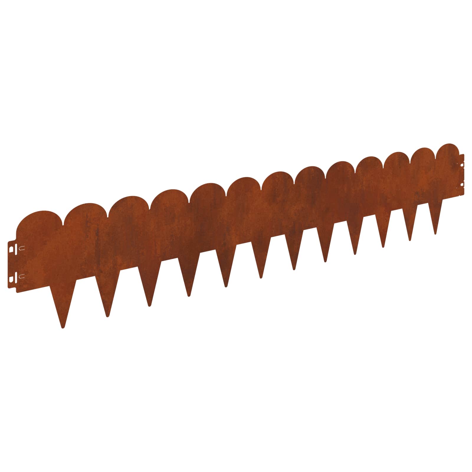 Περίγραμμα γκαζόν 10 pcs 103 x 20 εκ Ατσάλι Σκ rusty