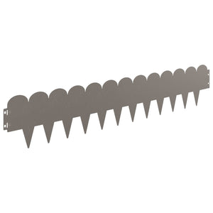 Περίγραμμα γκαζόν 30 pcs 103 x 20 εκ Ατσάλι Σκ rusty - Pakobazaar
