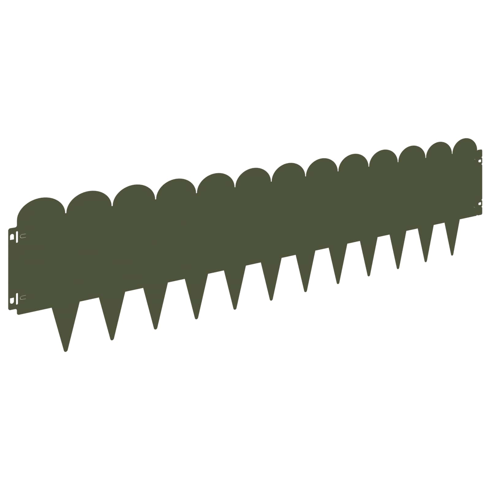 Περίγραμμα γκαζόν 10 pcs 103 x 25 εκ Ατσάλι Λαδί