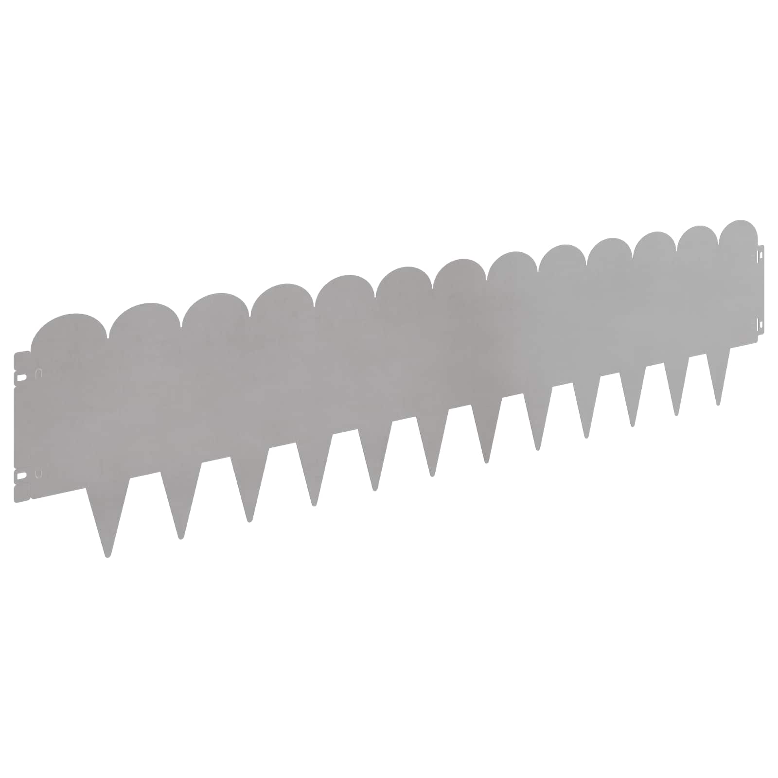Περίγραμμα γκαζόν 30 pcs 103 x 25 εκ Ατσάλι Ασημί