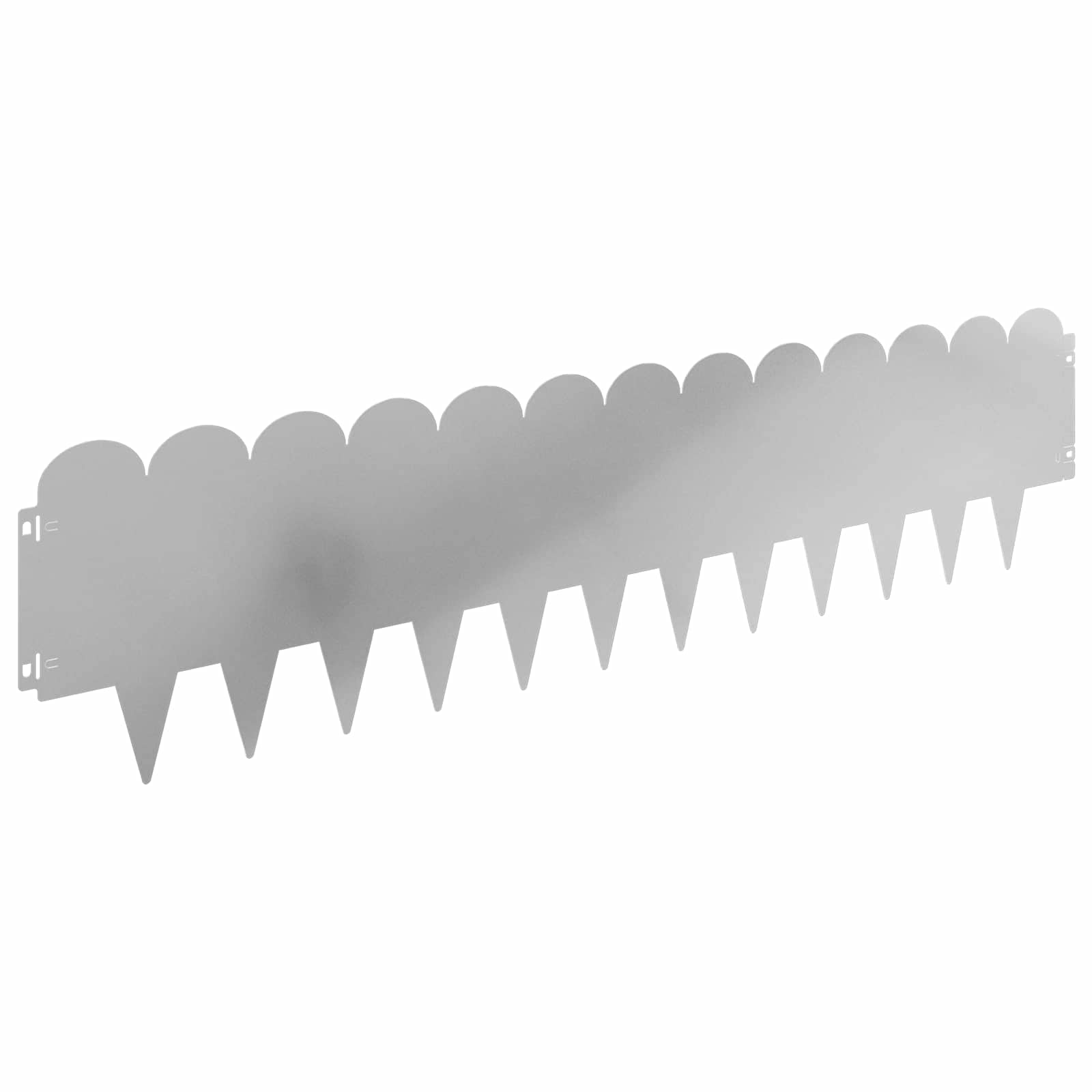 Περίγραμμα γκαζόν 30 pcs 103 x 25 εκ Ατσάλι Ασημί