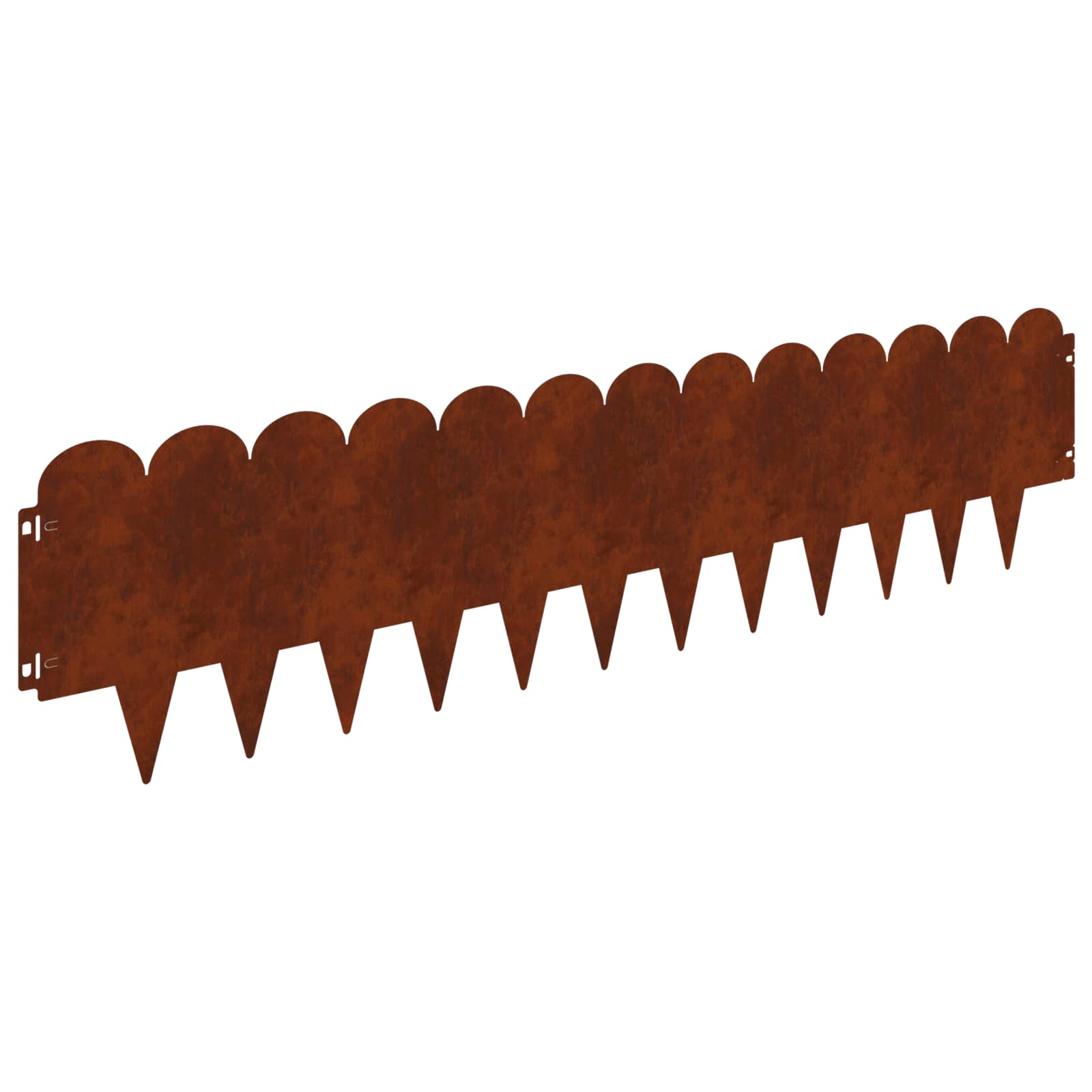 Περίγραμμα γκαζόν 10 pcs 103 x 25 εκ Ατσάλι Σκ rusty