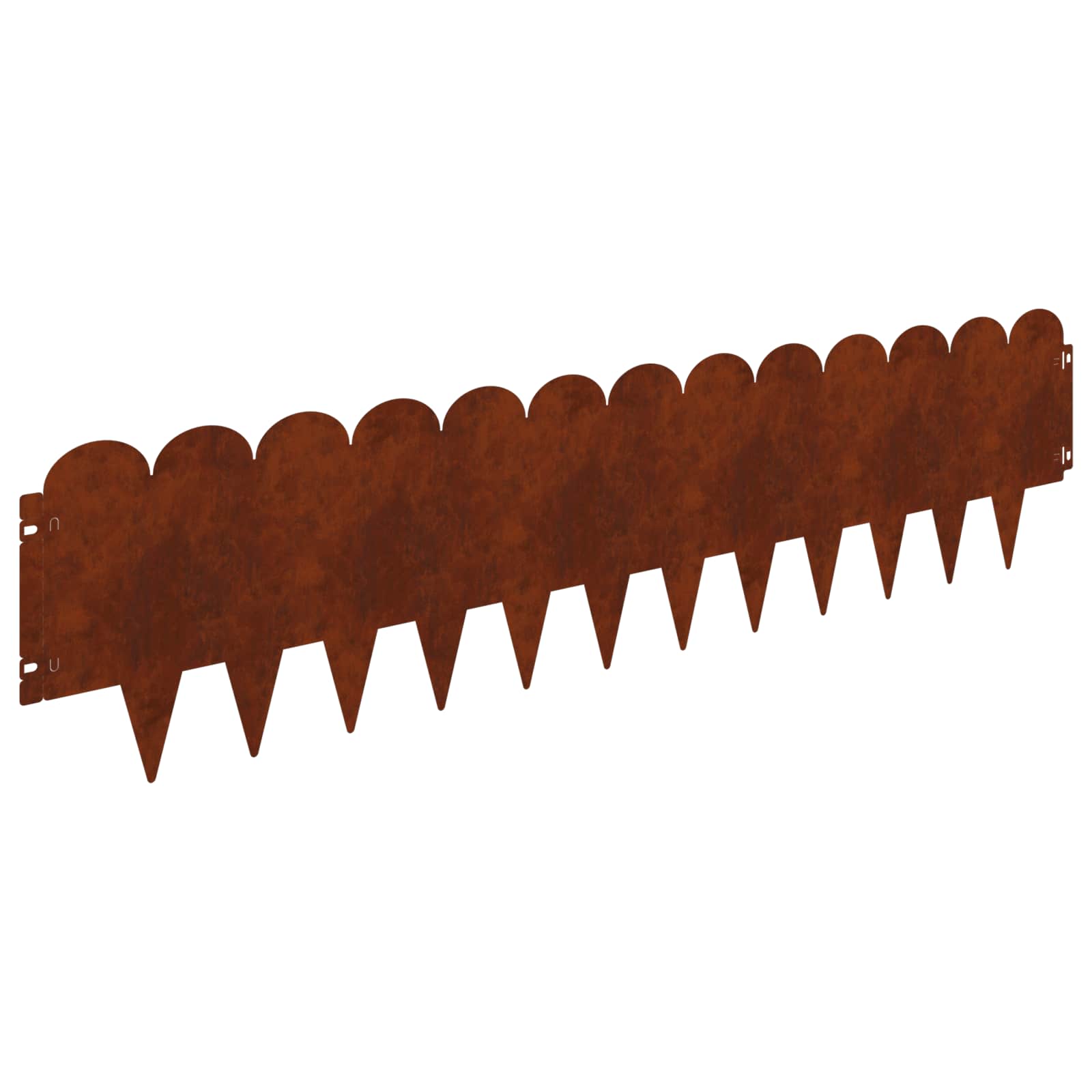 Περίγραμμα γκαζόν 30 pcs 103 x 25 εκ Ατσάλι Σκ rusty