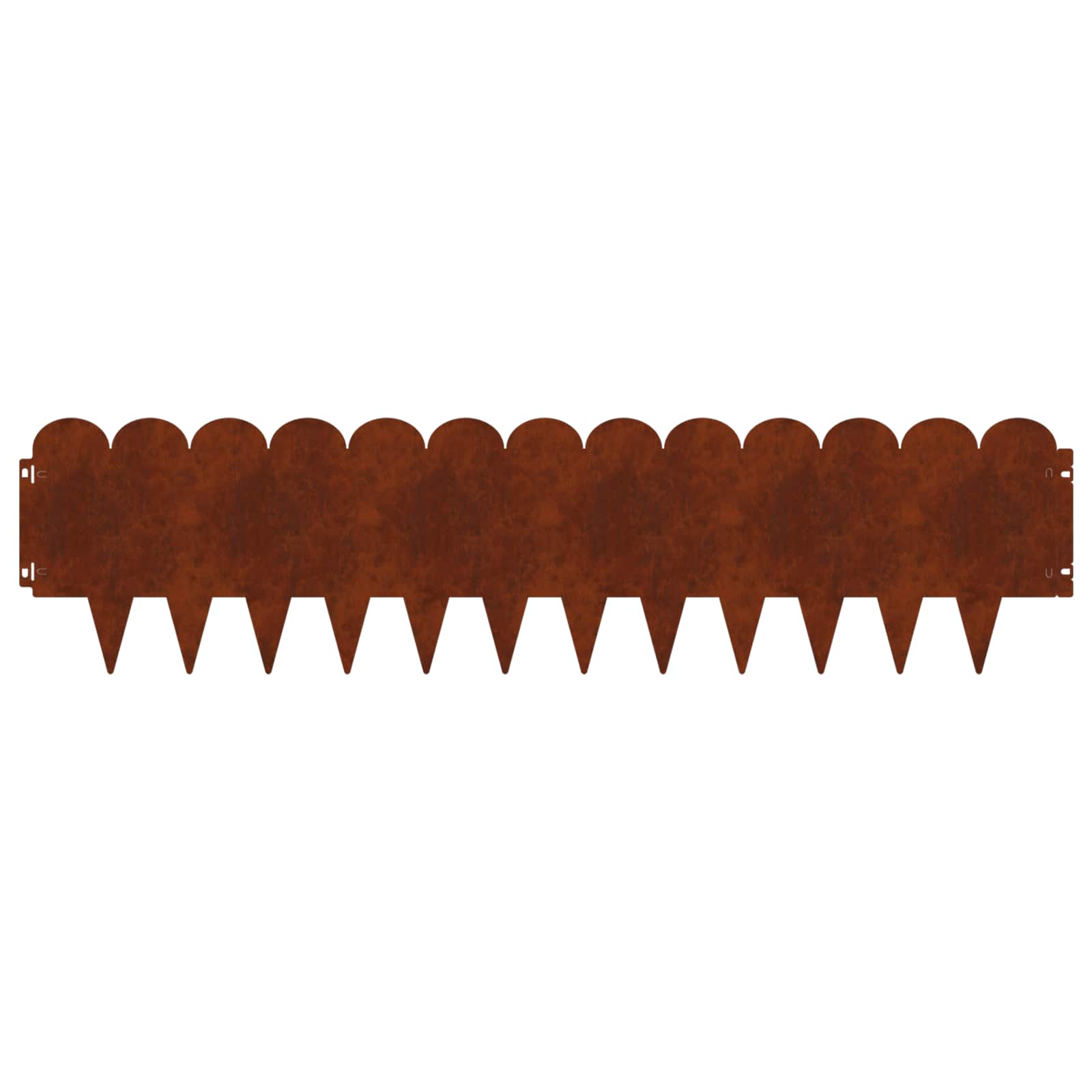 Περίγραμμα γκαζόν 30 pcs 103 x 25 εκ Ατσάλι Σκ rusty