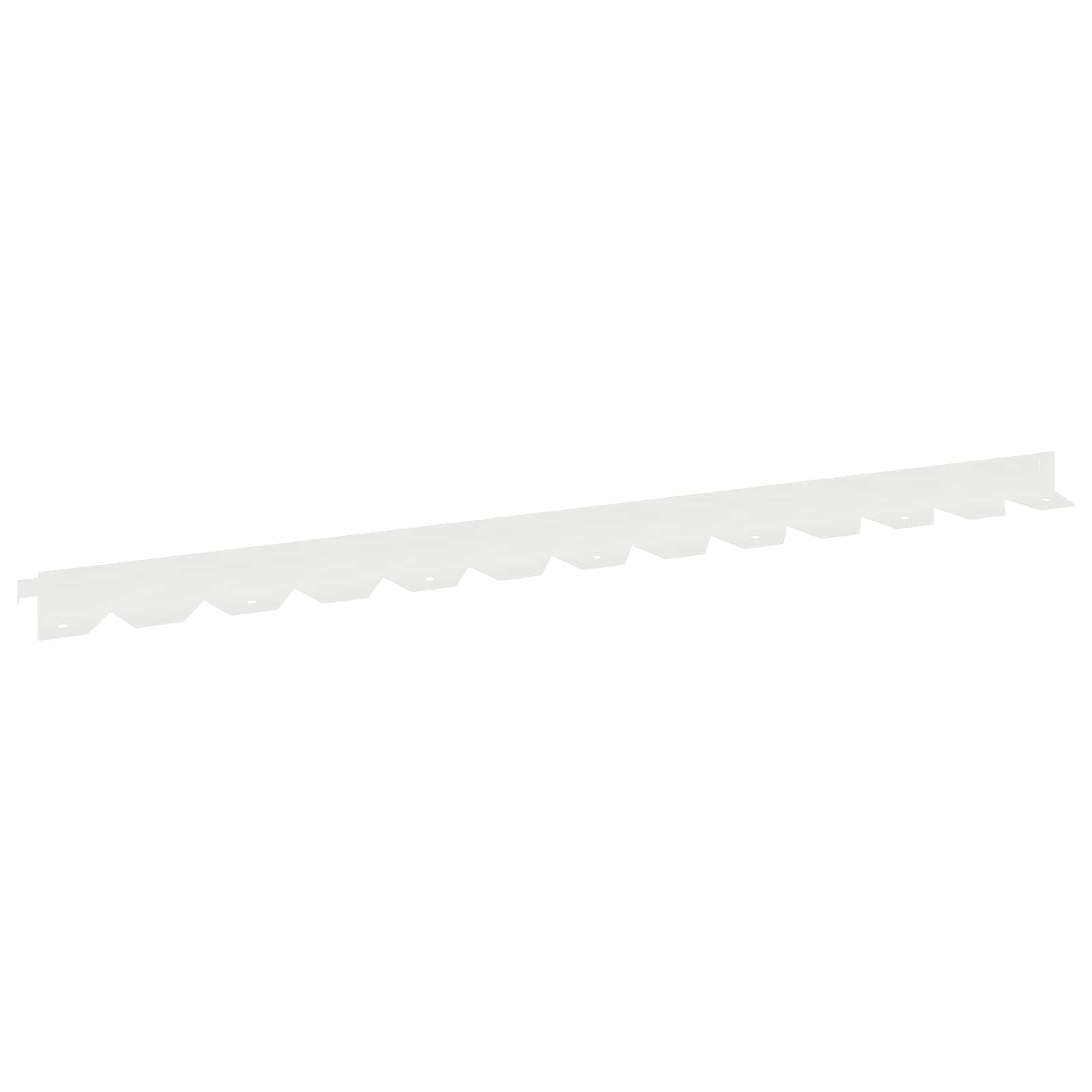Περίγραμμα γκαζόν 50 pcs 102 x 4 x 4 εκ. Ατσάλι Λευκό