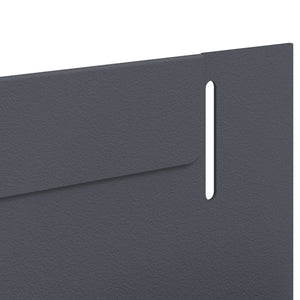 Περίγραμμα γκαζόν 30 pcs 102 x 4 x 4 εκ. Ατσάλι Ανθρακί - Pakobazaar