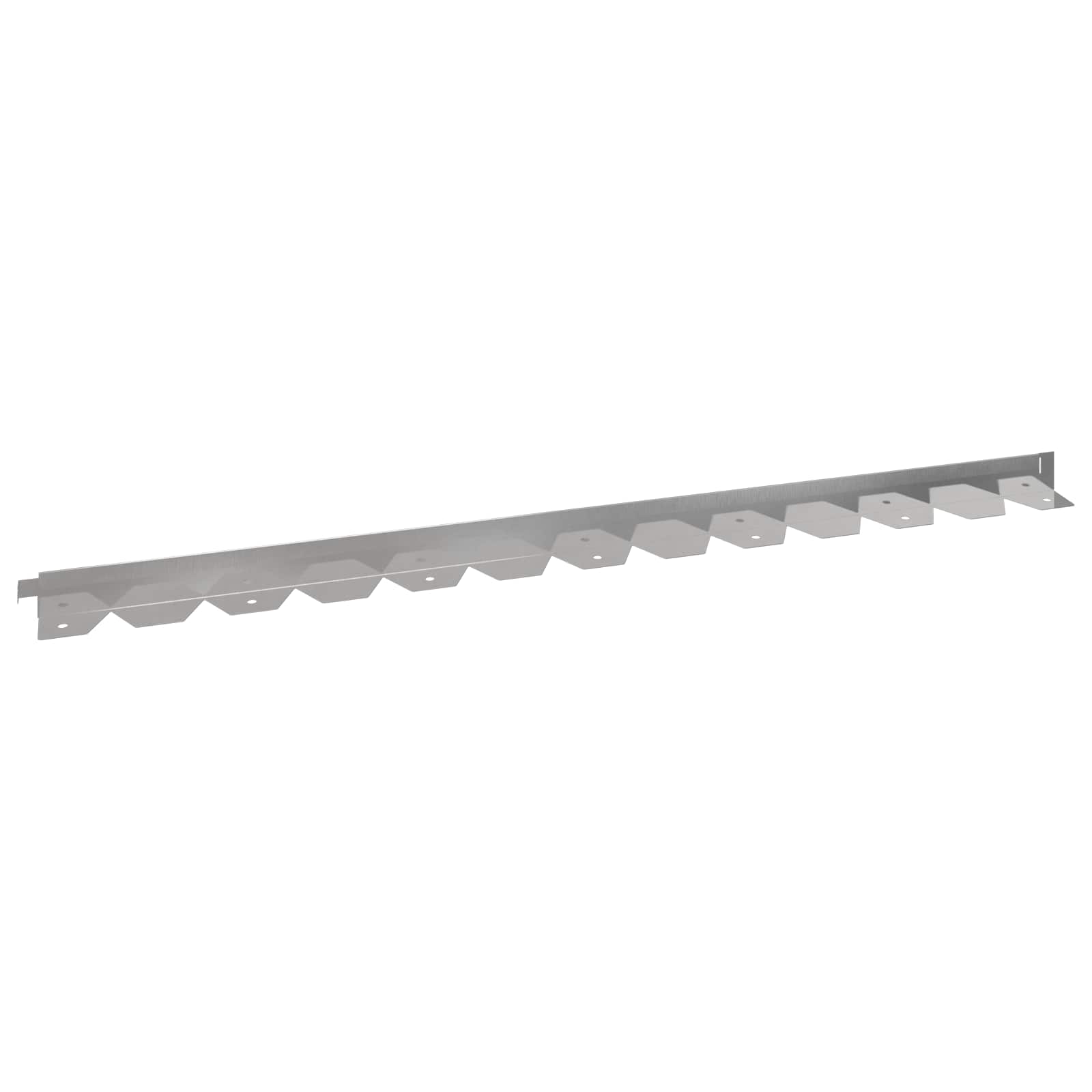 Περίγραμμα γκαζόν 10 pcs 102 x 4 x 4 εκ. Ατσάλι Ασημί