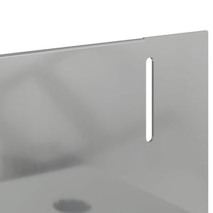 Περίγραμμα γκαζόν 20 pcs 102 x 4 x 4 εκ. Ατσάλι Ασημί - Pakobazaar