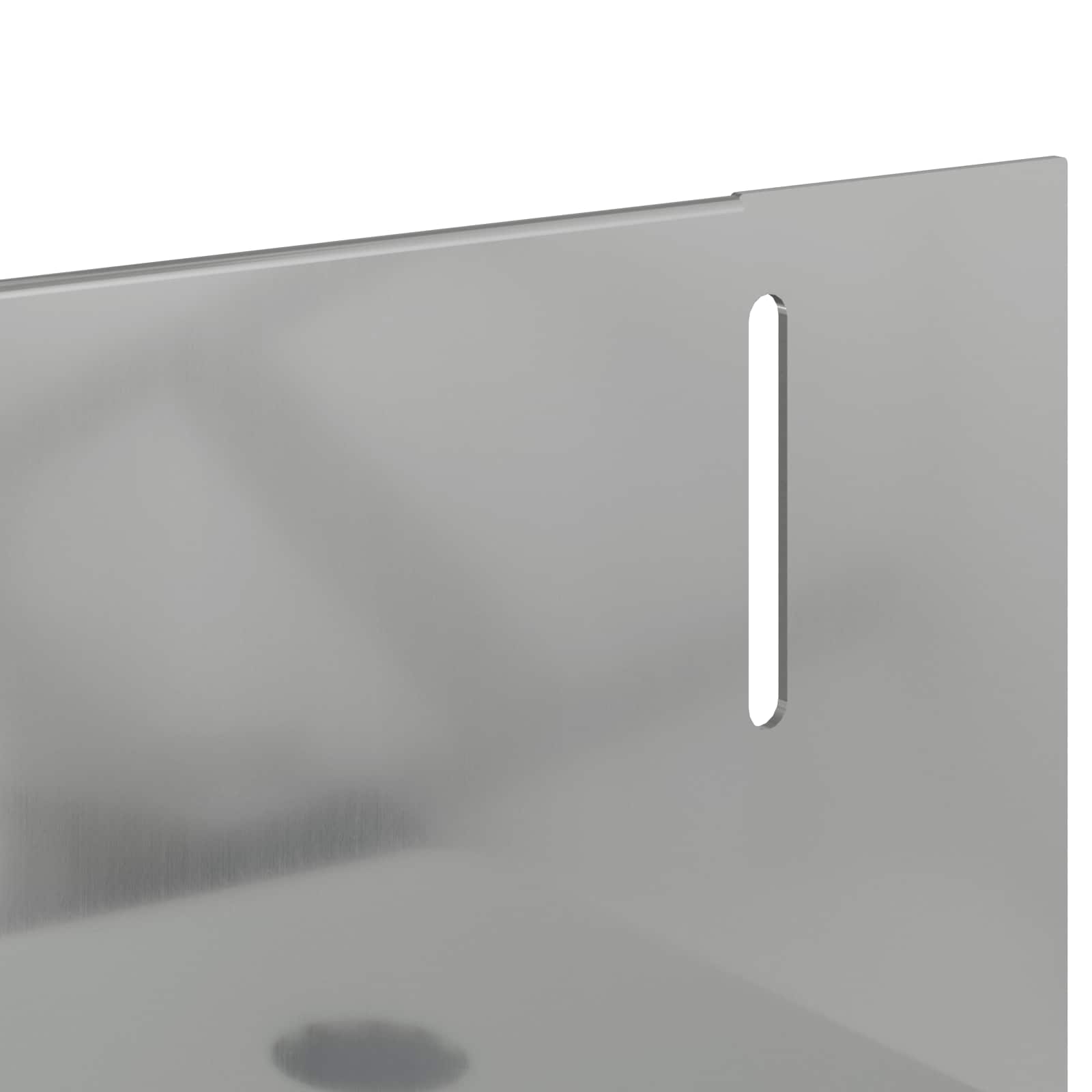 Περίγραμμα γκαζόν 50 pcs 102 x 4 x 4 εκ. Ατσάλι Ασημί