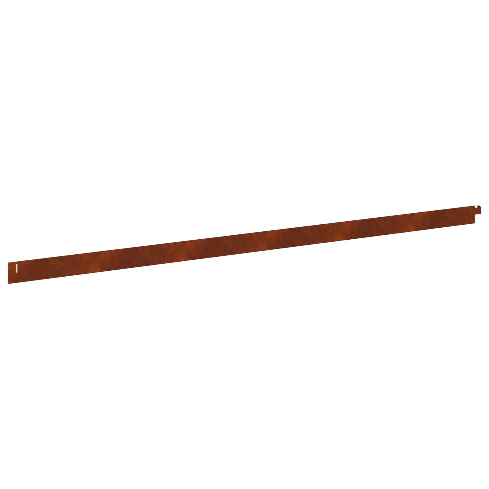 Περίγραμμα γκαζόν 20 pcs 102 x 4 x 4 εκ. Ατσάλι Σκ rusty