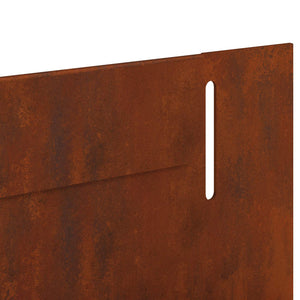 Περίγραμμα γκαζόν 50 pcs 102 x 4 x 4 εκ. Ατσάλι Σκ rusty - Pakobazaar