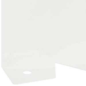 Περίγραμμα γκαζόν 30 pcs 102 x 10 x 4 εκ. Ατσάλι Λευκό - Pakobazaar