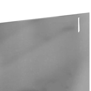 Περίγραμμα γκαζόν 30 pcs 102 x 10 x 4 εκ. Ατσάλι Ασημί - Pakobazaar