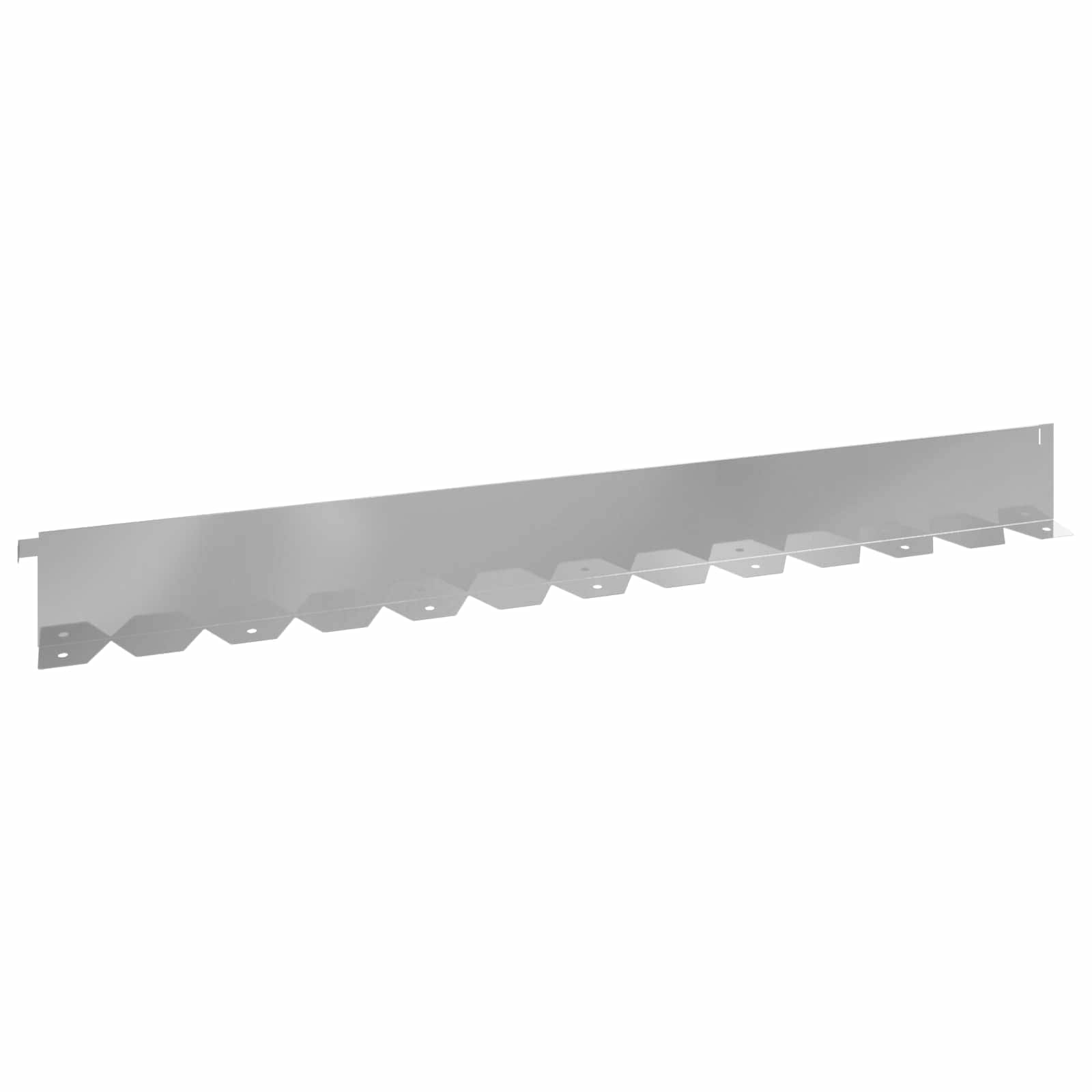 Περίγραμμα γκαζόν 30 pcs 102 x 10 x 4 εκ. Ατσάλι Ασημί
