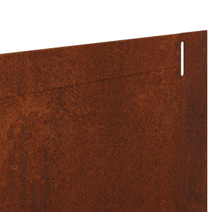 Περίγραμμα γκαζόν 20 pcs 102 x 10 x 4 εκ. Ατσάλι Σκ rusty - Pakobazaar