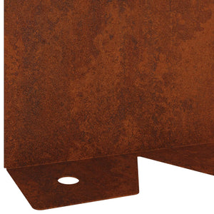 Περίγραμμα γκαζόν 20 pcs 102 x 10 x 4 εκ. Ατσάλι Σκ rusty - Pakobazaar