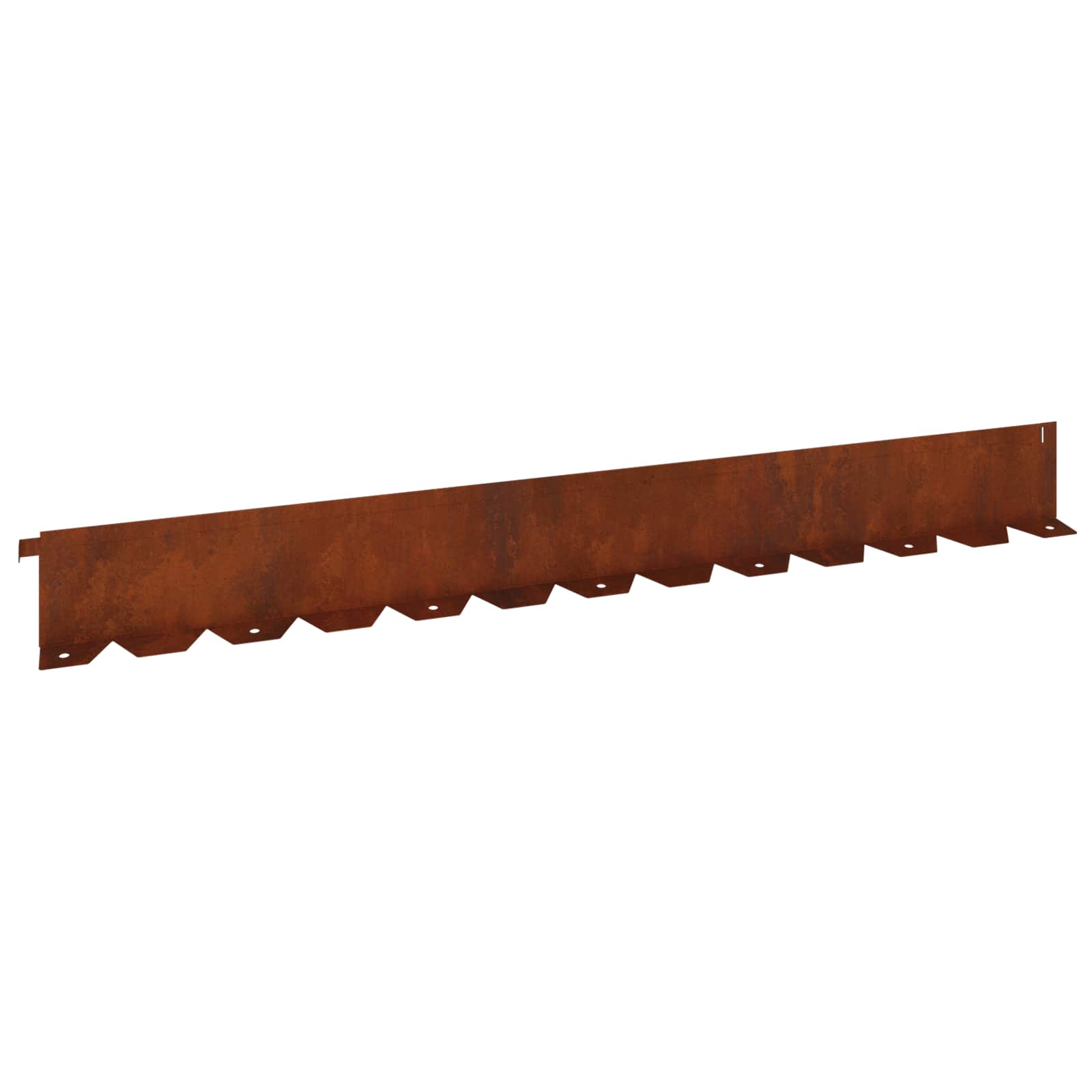 Περίγραμμα γκαζόν 30 pcs 102 x 10 x 4 εκ. Ατσάλι Σκ rusty