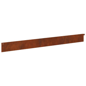 Περίγραμμα γκαζόν 30 pcs 102 x 10 x 4 εκ. Ατσάλι Σκ rusty - Pakobazaar