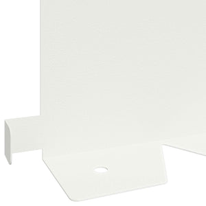 Περίγραμμα γκαζόν 30 pcs 102 x 15 x 4 εκ. Ατσάλι Λευκό - Pakobazaar