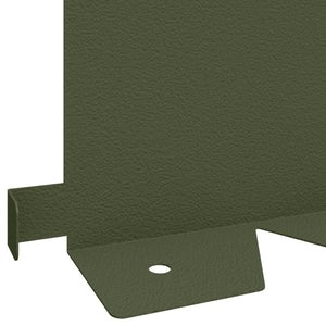 Περίγραμμα γκαζόν 20 pcs 102 x 15 x 4 εκ. Ατσάλι Λαδί - Pakobazaar