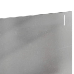 Περίγραμμα γκαζόν 10 pcs 102 x 15 x 4 εκ. Ατσάλι Ασημί - Pakobazaar