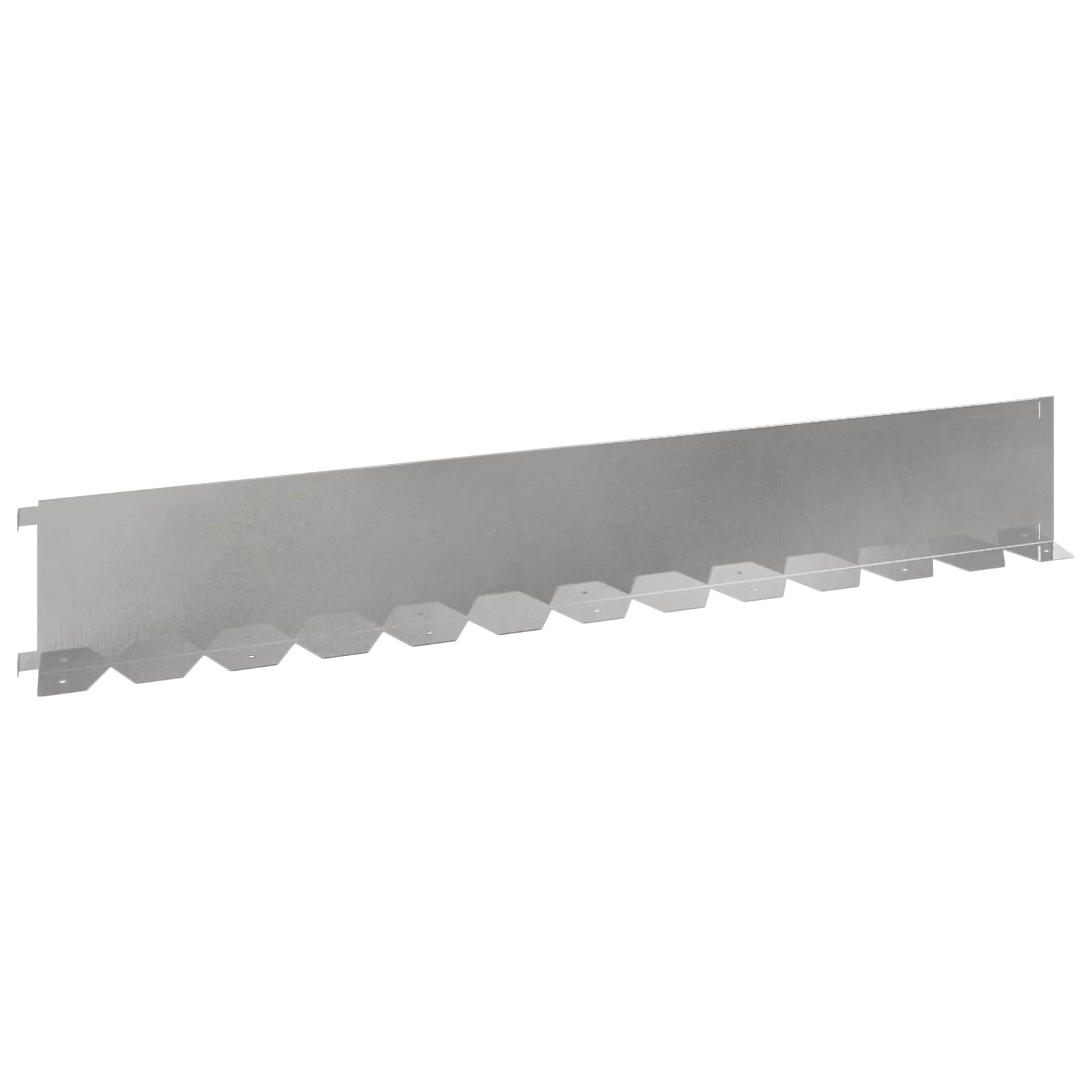 Περίγραμμα γκαζόν 10 pcs 102 x 15 x 4 εκ. Ατσάλι Ασημί