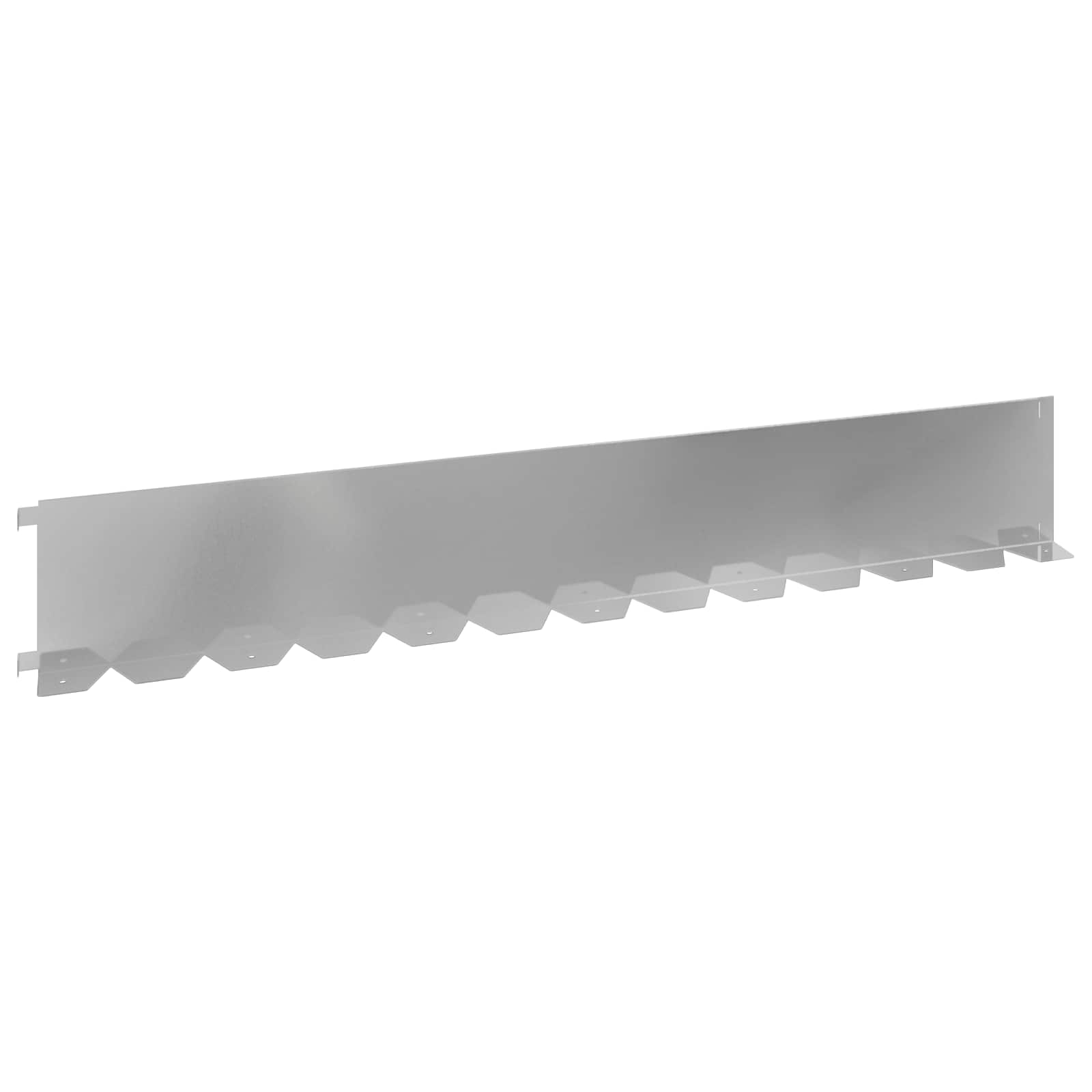 Περίγραμμα γκαζόν 10 pcs 102 x 15 x 4 εκ. Ατσάλι Ασημί