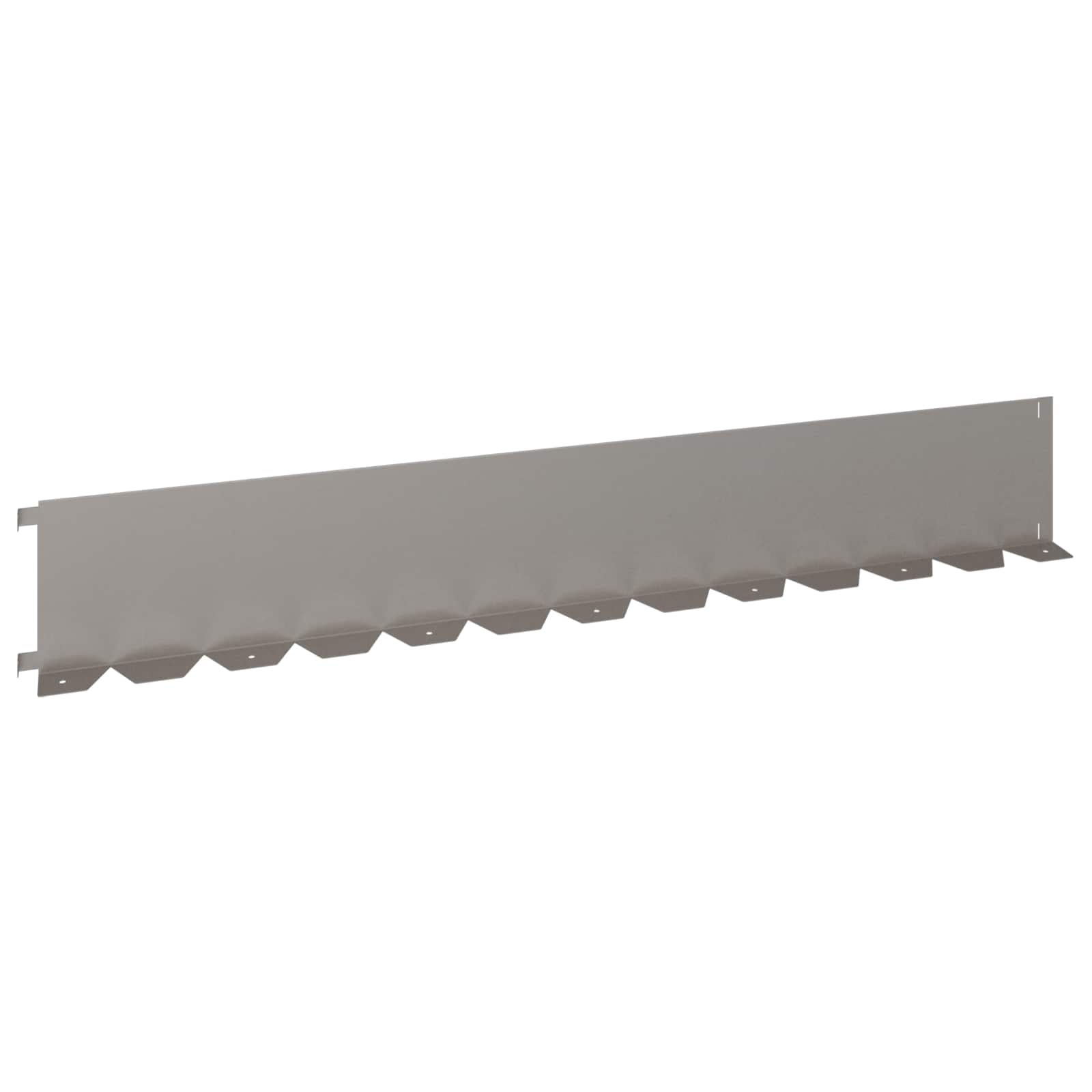 Περίγραμμα γκαζόν 10 pcs 102 x 15 x 4 εκ. Ατσάλι Σκ rusty