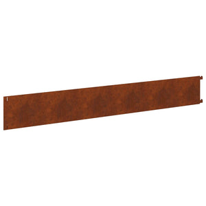 Περίγραμμα γκαζόν 10 pcs 102 x 15 x 4 εκ. Ατσάλι Σκ rusty - Pakobazaar