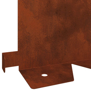 Περίγραμμα γκαζόν 20 pcs 102 x 15 x 4 εκ. Ατσάλι Σκ rusty - Pakobazaar