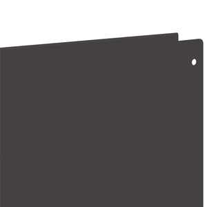 Περίγραμμα γκαζόν 10 pcs 100 x 12 cm Ατσάλι Μαύρο - Pakobazaar