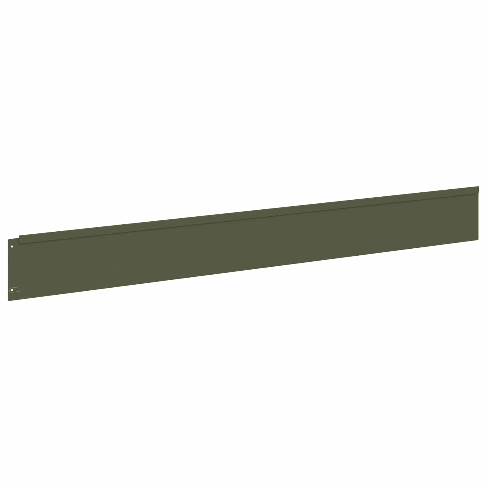 Περίγραμμα γκαζόν 10 pcs 100 x 12 cm Ατσάλι Λαδί
