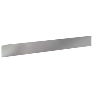 Περίγραμμα γκαζόν 50 pcs 100 x 12 cm Ατσάλι Ασημί - Pakobazaar