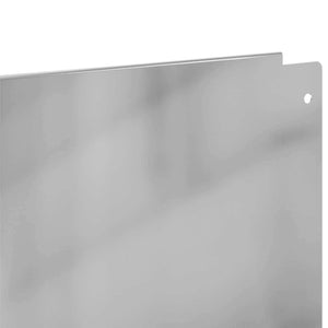 Περίγραμμα γκαζόν 10 pcs 100 x 12 cm Ατσάλι Ασημί - Pakobazaar