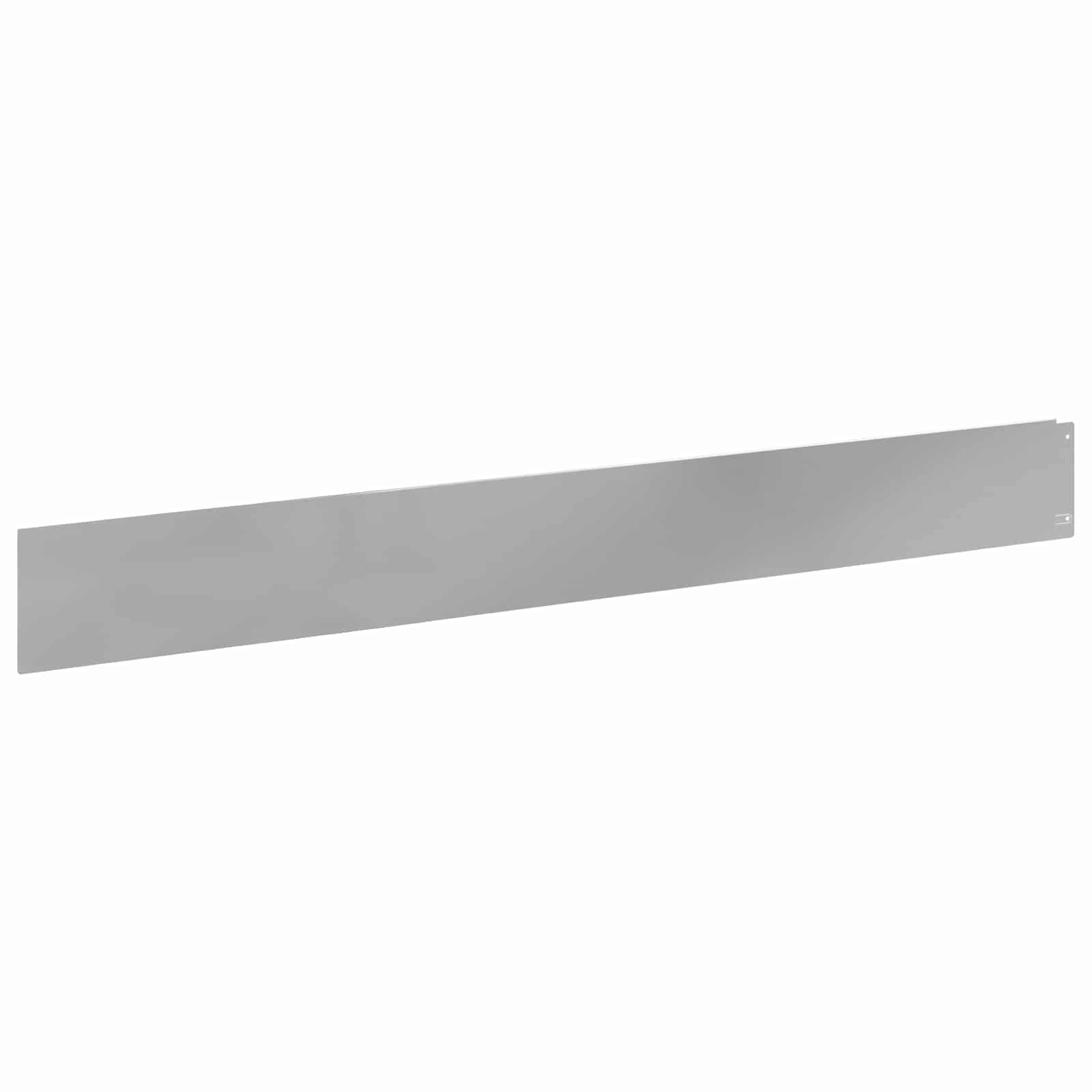 Περίγραμμα γκαζόν 30 pcs 100 x 12 cm Ατσάλι Ασημί