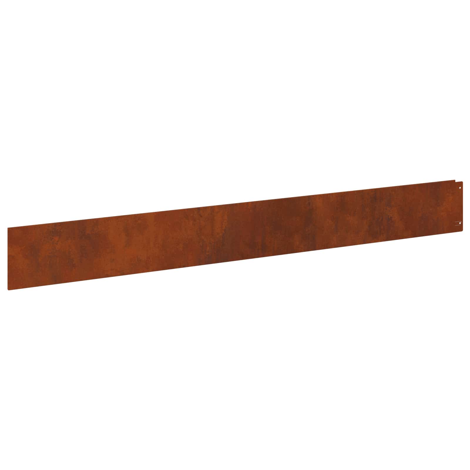 Περίγραμμα γκαζόν 30 pcs 100 x 12 cm Ατσάλι Σκ rusty