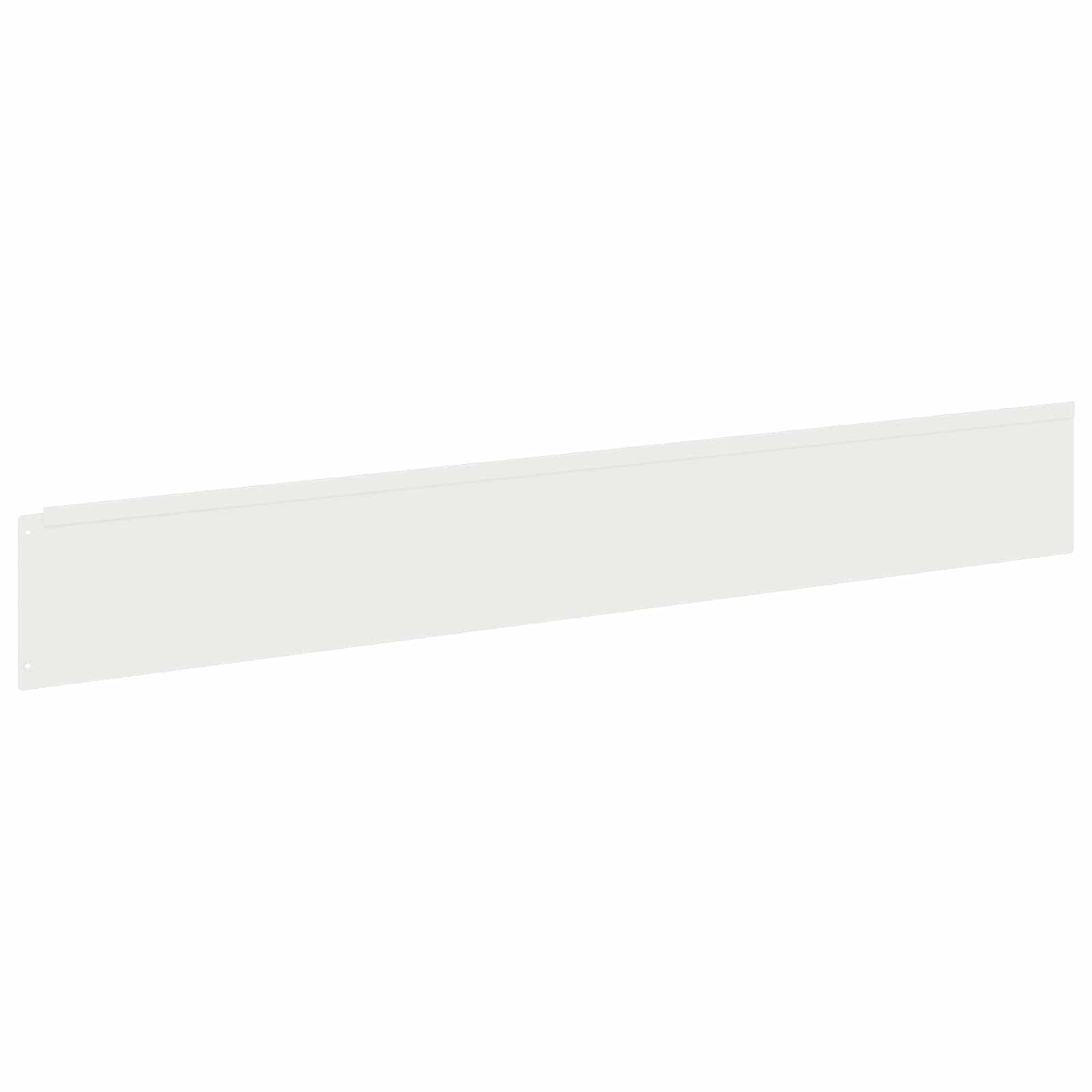 Περίγραμμα γκαζόν 20 pcs 100 x 15 cm Ατσάλι Λευκό - Pakobazaar