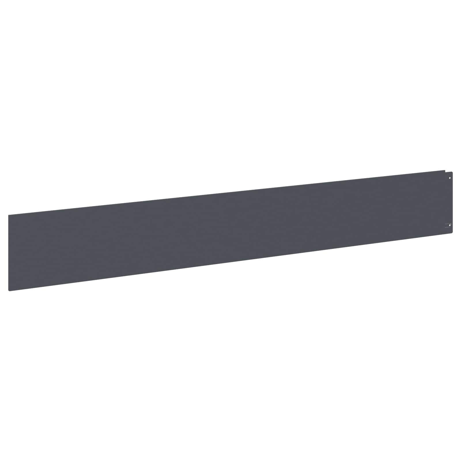Περίγραμμα γκαζόν 10 pcs 100 x 15 cm Ατσάλι Ανθρακί
