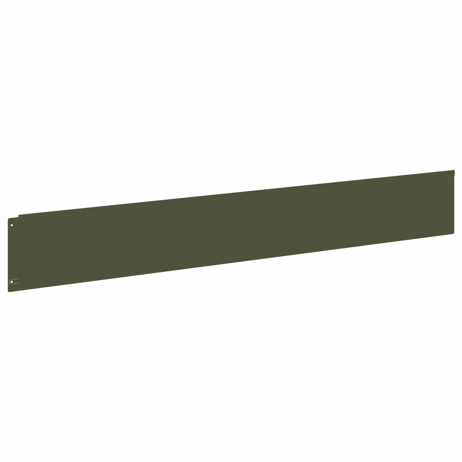 Περίγραμμα γκαζόν 10 pcs 100 x 15 cm Ατσάλι Λαδί