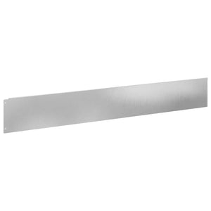 Περίγραμμα γκαζόν 10 pcs 100 x 15 cm Ατσάλι Ασημί - Pakobazaar