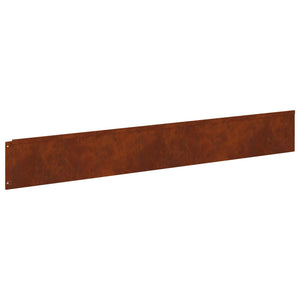 Περίγραμμα γκαζόν 20 pcs 100 x 15 cm Ατσάλι Σκ rusty - Pakobazaar