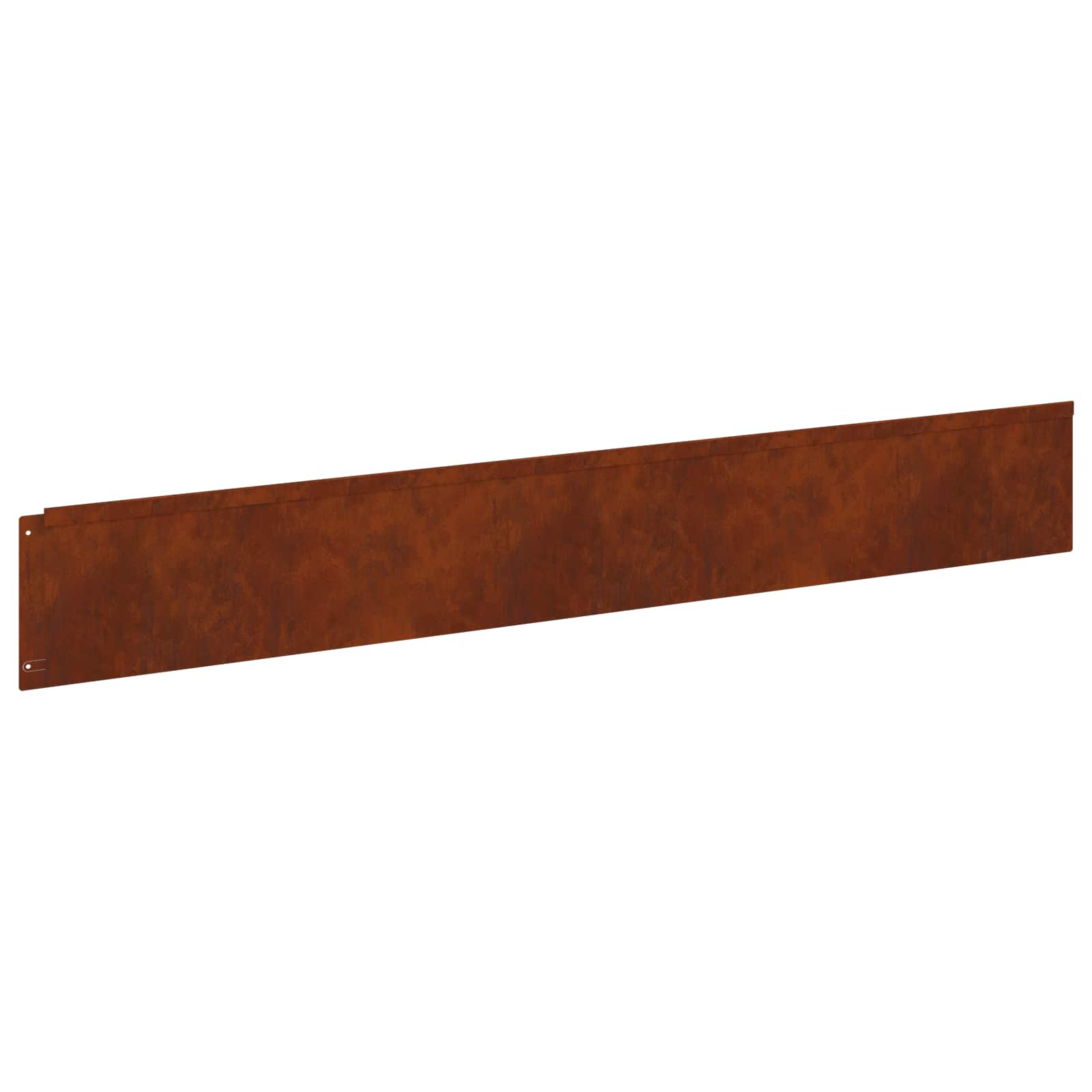 Περίγραμμα γκαζόν 30 pcs 100 x 15 cm Ατσάλι Σκ rusty