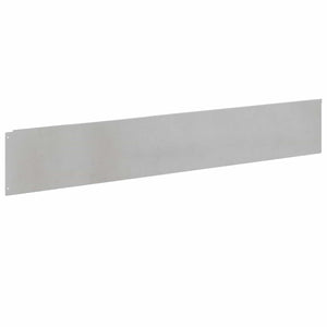 Περίγραμμα γκαζόν 30 pcs 100 x 18 εκ Ατσάλι Ασημί - Pakobazaar